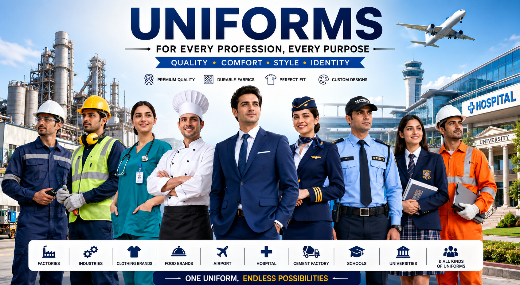 Industrial safety uniforms and workwear by Rooks International